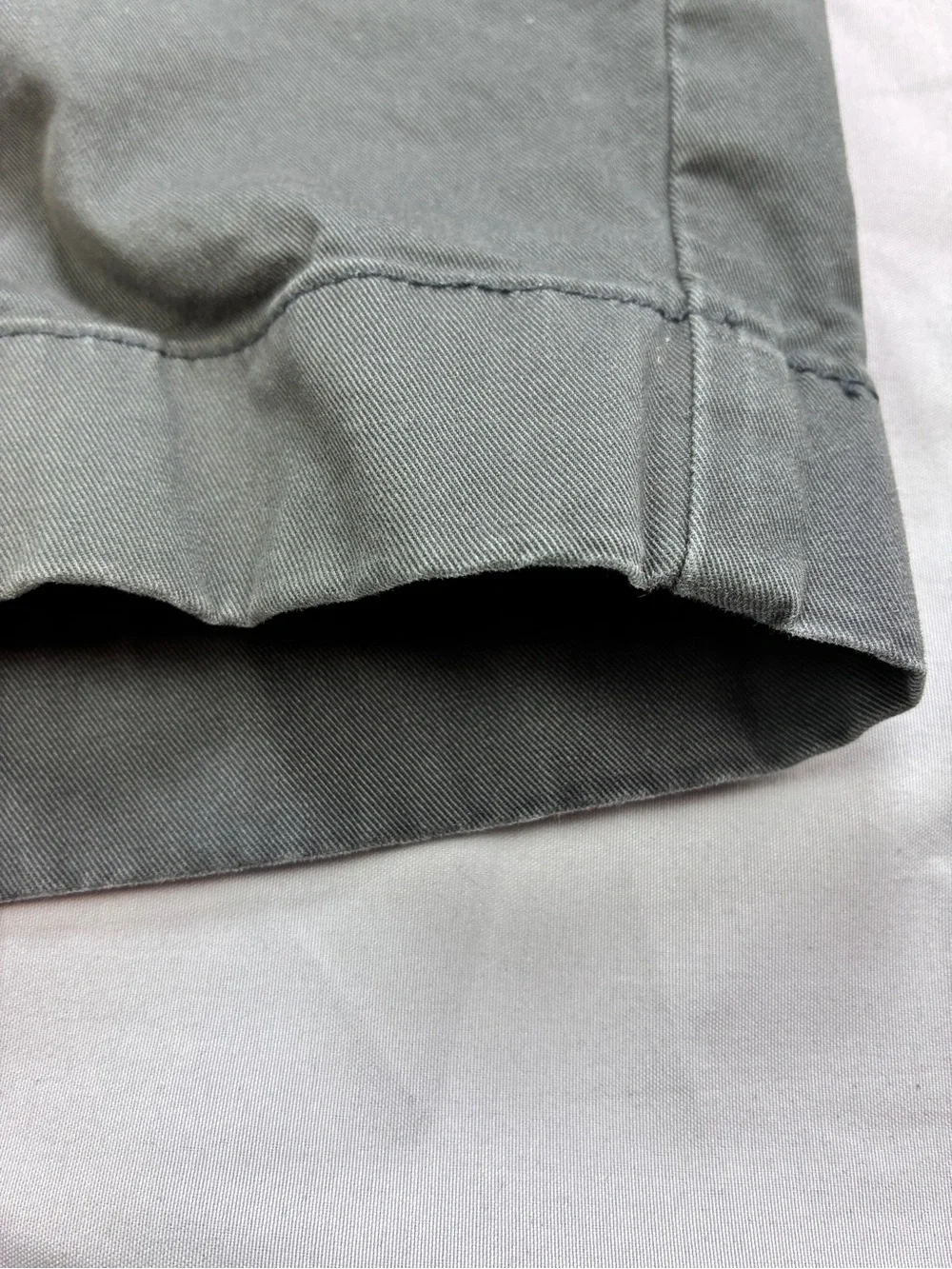 J. Crew Men's Slate Gray/Green Flat-Front Shorts